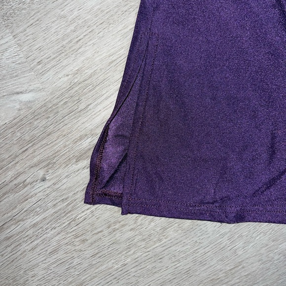 Purple Silk Skirt - Picture 2 of 4